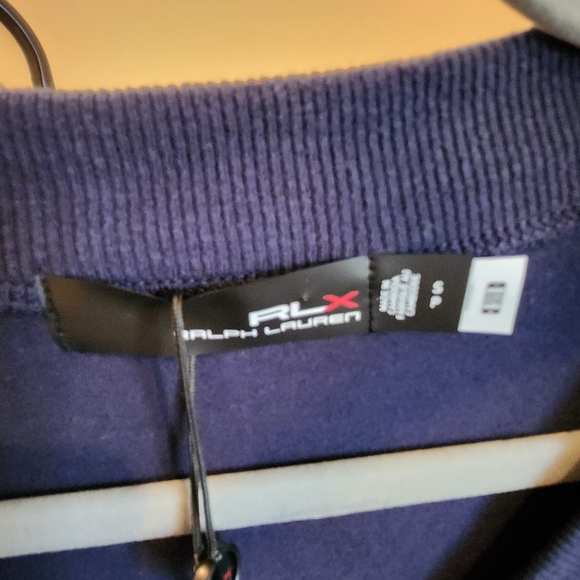 RLX Ralph Lauren V-Neck Sweater – Blue Relaxed Fit NWT - Picture 3 of 12